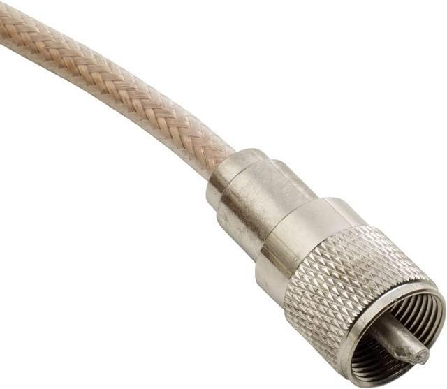 Alt view image 3 of 7 - RoadPro 9' Mini-8 PL-259 Coaxial Cable