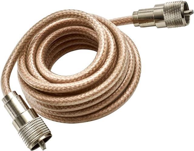 Alt view image 4 of 7 - RoadPro 9' Mini-8 PL-259 Coaxial Cable