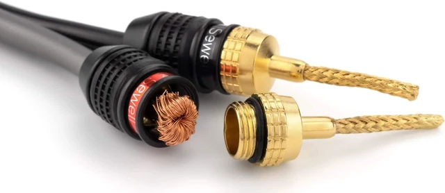 Alt view image 4 of 7 - Deadbolt Flex Pin Banana Plugs for Spring-Loaded Speaker Terminals, 12 Pairs Gold Plated