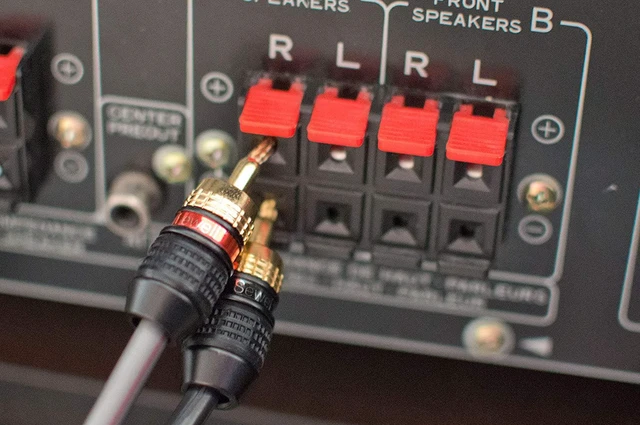 Alt view image 7 of 7 - Deadbolt Flex Pin Banana Plugs for Spring-Loaded Speaker Terminals, 12 Pairs Gold Plated