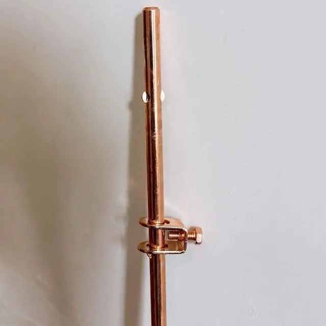 Alt view image 2 of 7 - Ground Rod 3/8''x4', Grounding Stake, Bonded Electrical Fence Grounding Bar for Signal Lightning Strike Electrode Earthing