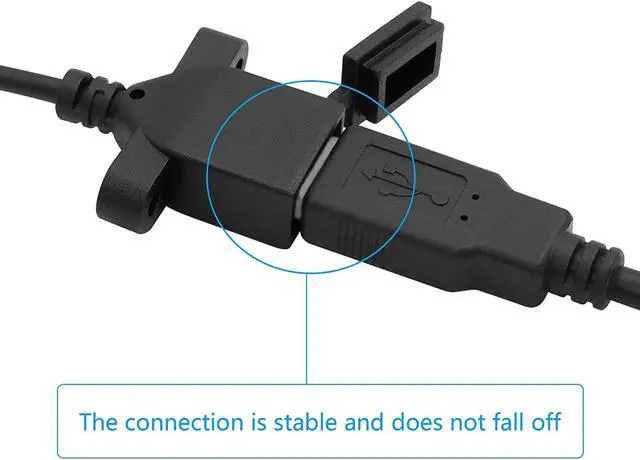Alt view image 6 of 7 - R USB Female 2pin Bare Wire,USB Power Cable with Dust Cap DIY Pigtail Cable,for and USB Equipment Installed or Replace Repair