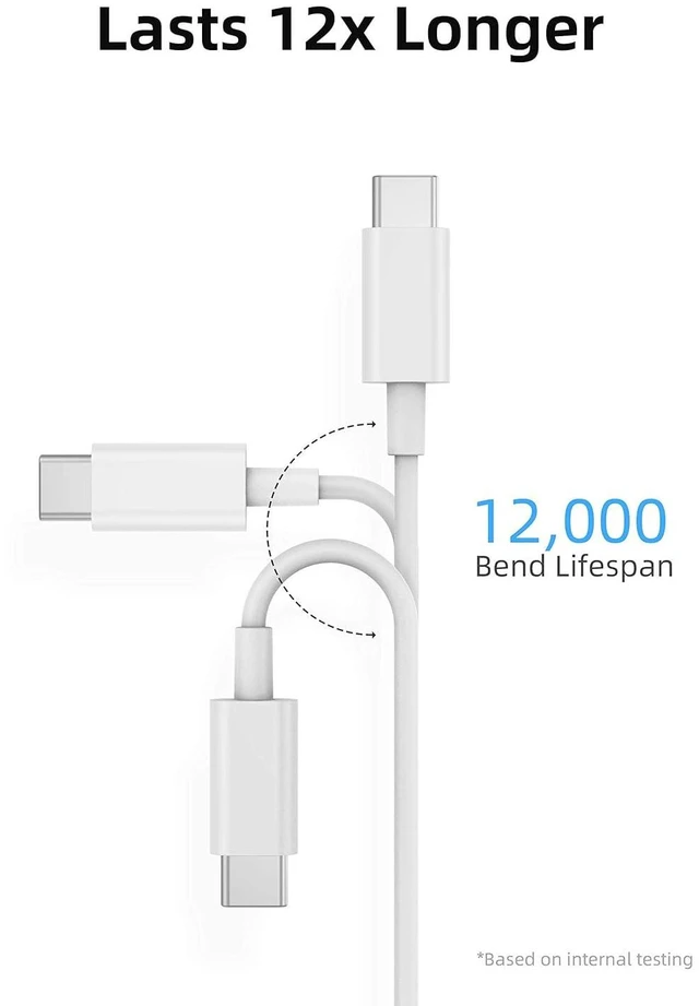 Alt view image 5 of 7 - CONMDEX USB C Extension Cable 2 Packs for Mag- Safe Charger PS5 Controller Charging, 9V 3A USB Type C Female to Male Extender Cord for Mag- Safe Charger iPhone 15/13/12, HomePod White (6Ft/1.8m)