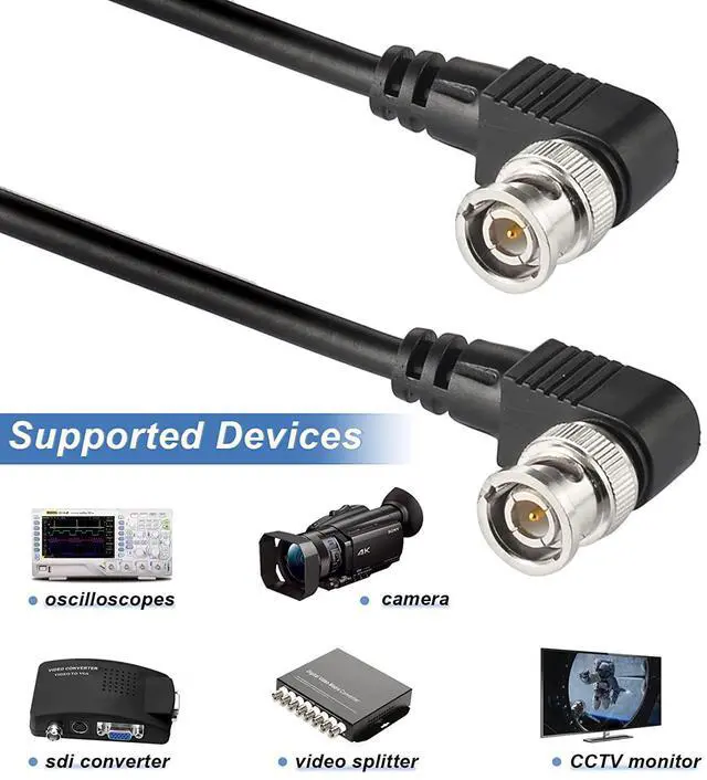 Alt view image 5 of 5 - S BNC Cable 3G/HD SDI Cable(1M/3ft 75) Coil Cable BNC to BNC Extension Coaxial Cable for Cameras and Video EquipmentSupports HD-SDI/3G-SDISDI Video Cable (Black,1Pcs)