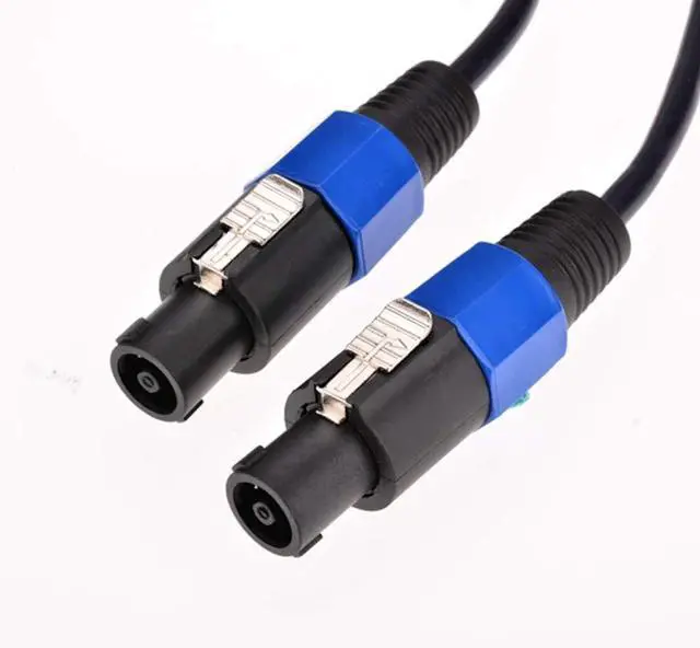 Alt view image 4 of 7 - 2Pack 50 ft Male Speakon to Speakon Cables, Professional 12 Guage AWG Audio Cord DJ Speaker Cable Wire with Twist Lock - 2 Conductor.