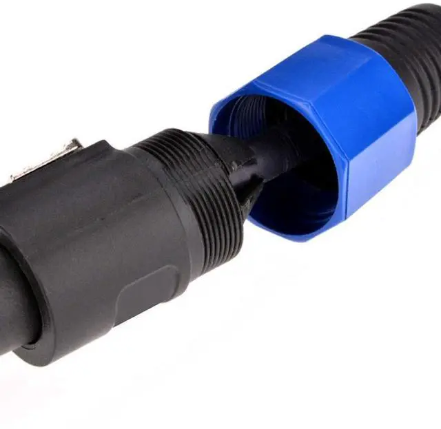 Alt view image 5 of 7 - 2Pack 50 ft Male Speakon to Speakon Cables, Professional 12 Guage AWG Audio Cord DJ Speaker Cable Wire with Twist Lock - 2 Conductor.