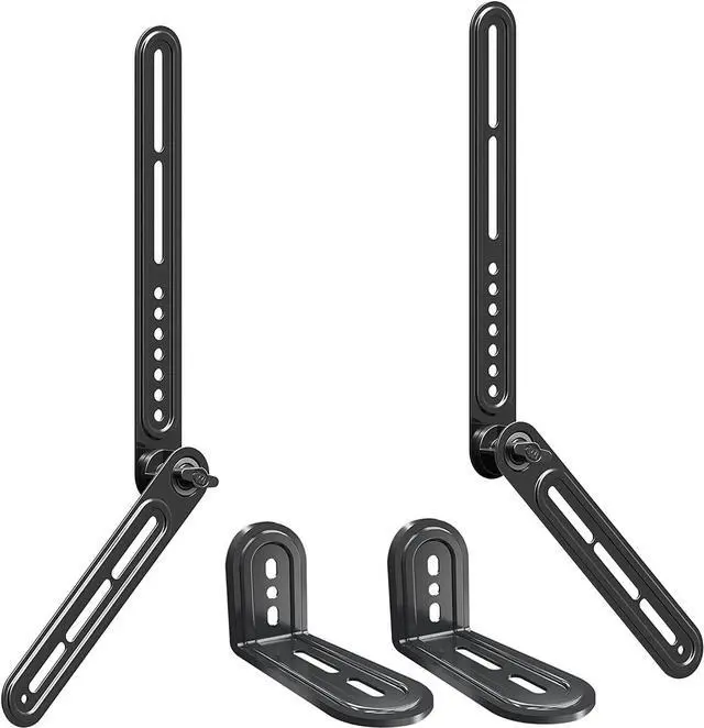 Main image of Mounting Dream Soundbar Bracket Sound Bar TV Mount Designed for TVs with Protruded Bottom on Back - Holds Up to 15 lbs - with Adjustable Arm and L-Shaped Bracket for Mounting Above Under TVs MD5421