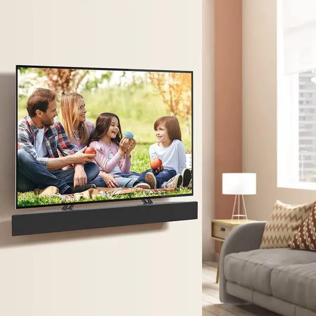 Alt view image 2 of 7 - Mounting Dream Soundbar Bracket Sound Bar TV Mount Designed for TVs with Protruded Bottom on Back - Holds Up to 15 lbs - with Adjustable Arm and L-Shaped Bracket for Mounting Above Under TVs MD5421