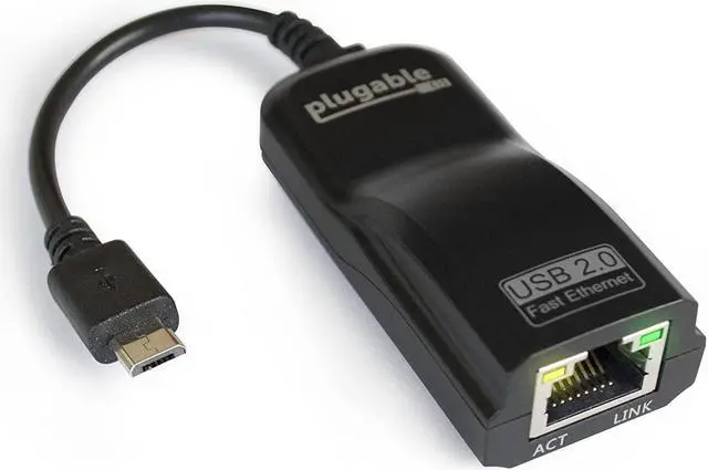 Main image of Micro USB to Ethernet Adapter | Fast Ethernet Adapter for Raspberry Pi Zero Pi Zero 2 W+ Windows Tablets Android  ASIX AX88772A Chipset