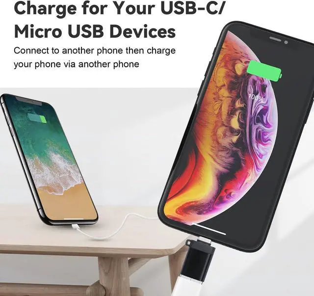 Alt view image 6 of 7 - USB C to USB 3.0 Adapter, USB C Female to USB Male Adapter, USB C to Micro USB Adapter, Micro USB (Female) to USB C (Male) Adapter with Lanyard (4 Pack) for MacBook Pro, Samsung, PC