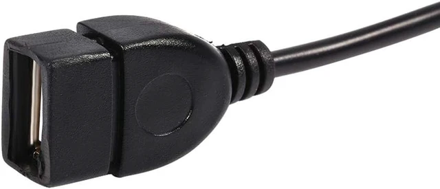 Alt view image 6 of 7 - 3.5mm Male Aux Audio Plug Jack to USB 2.0 Female Converter Adapter, OTG Adapter Converter Cable for Playing Music with U-Disk in Your Car