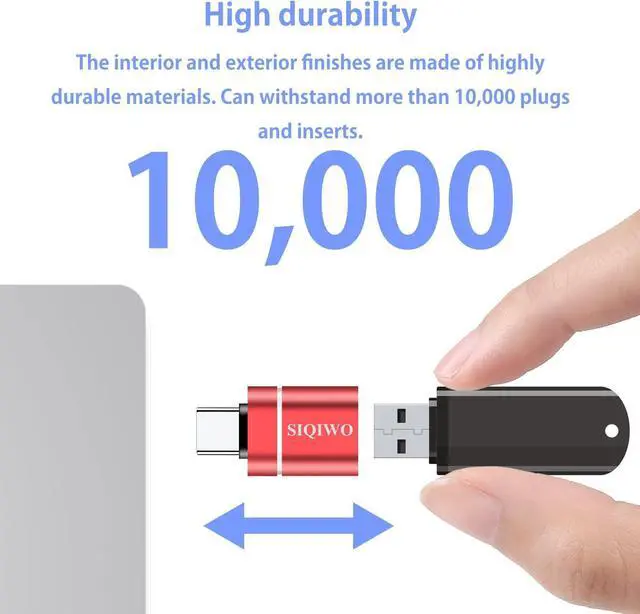 Alt view image 5 of 7 - USB C to USB 3.0 OTG Adapter [2 Pack] Type C OTG Adapter Thunderbolt 3 Type C Adapter for MacBook Pro 2019/2018/2017 MacBook Air 2018  XPS  Galaxy  Pixel Surface Go