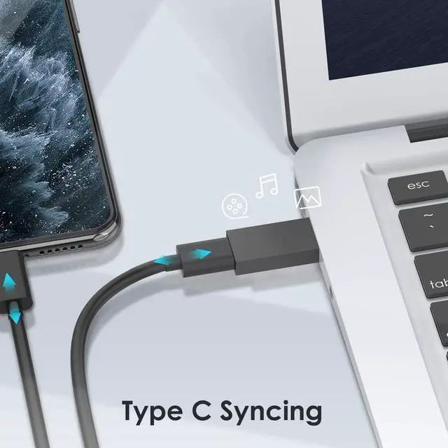 Alt view image 6 of 7 - USB to USB C Adapter 6 Pack, [3* USB C Female to USB A 3.0 Male Adapter] & [3* USB-A 3.0 to USB-A Adapter] USB OTG Converter Support Double Sided High-Speed Data Transfer & Fast Charging