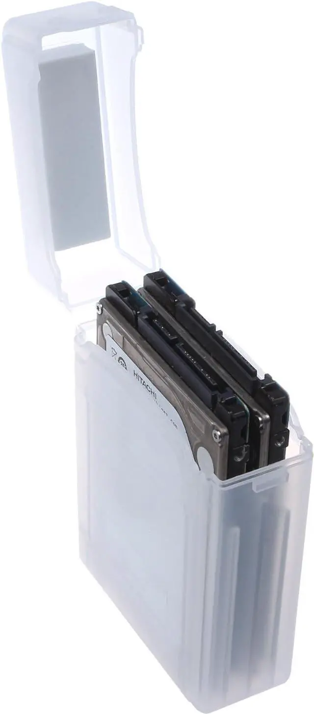 Alt view image 6 of 7 - 2.5 Inches SSD Hard Disk Drive Protection Storage Box Case For Solid State Disk Pack of 3 Assorted Colors(Grey/White/Green)