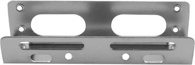 Alt view image 2 of 4 - HDD Mounting Bracket R 3.5inch to 5.25inch Hard Disk Drive Alloy Mounting Bracket Adapter with Screws for 5.25 Internal Bay Drive 3.5 to 5.25 HDD Drive Adapter