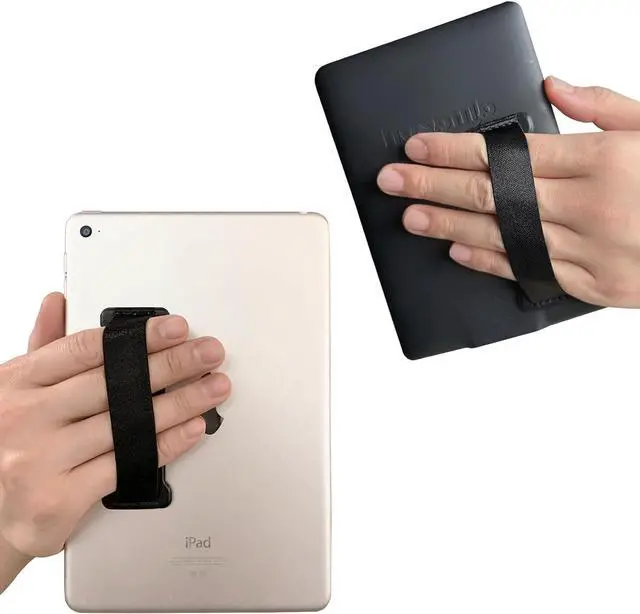 Main image of Hand Holder Strap for ipad Tablet Hand Holder Strap Universal Handle Grip for iPad Kindle Mini Tablets and Cases (Black)