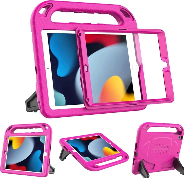 Main image of BMOUO Kids Case for iPad 9th/8th/7th Generation, Rose