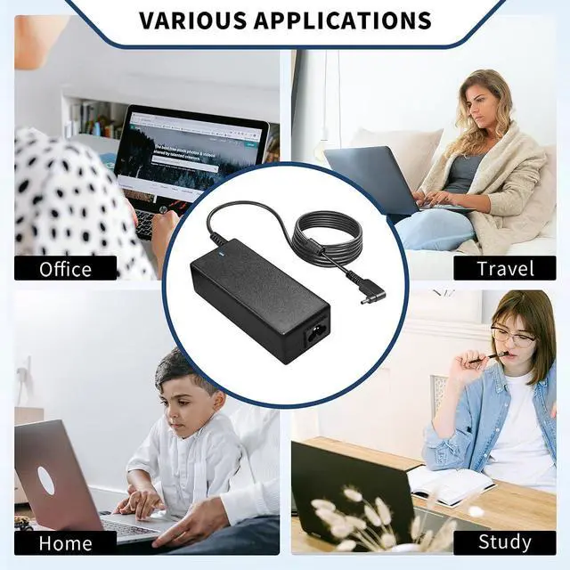 Alt view image 5 of 6 - Laptop Charger for Acer Aspire 5 A515-55 A515-56 A515-46 A515-43 A517-52 A515-54 A515-55T A515-56T A115-31 A514-52 A515-55G A515-55T SA5-271 AC Aspire Adapter Power Cord