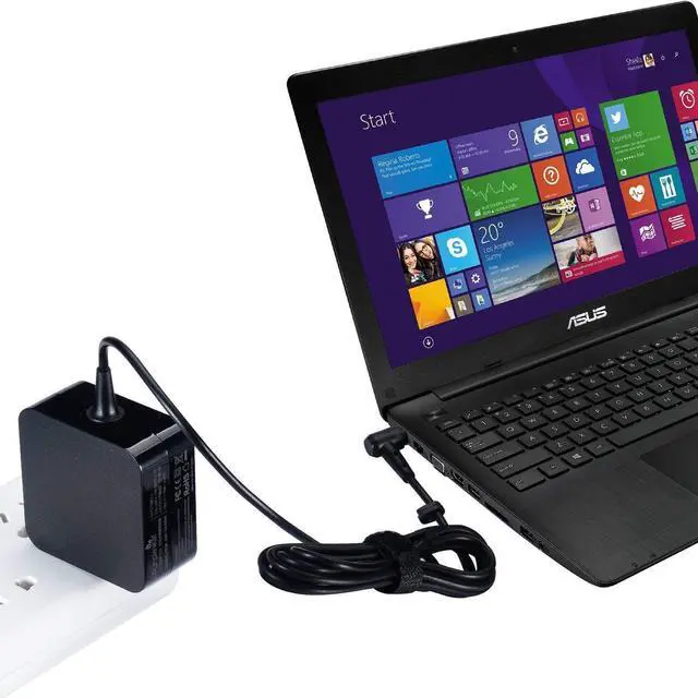 Alt view image 3 of 5 - Laptop Power Supply 45W Notebook Charger for Asus UX330 UX330U UX360 UX360C UX305 UX305C X540 X541 F553 F553M F556 F556U F302 K556 K556U Taichi 21 31 ASUS AC Adapter (45W 19V 2,37A & 33W 19V 1,75A)