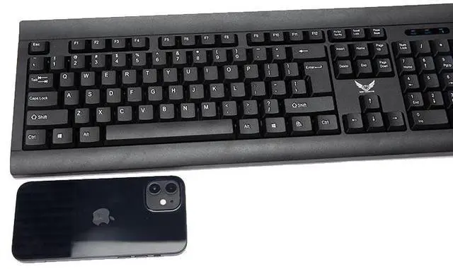 Alt view image 5 of 7 - Ludus Dominum Wireless Keyboard Mouse Combo set, Ergonomic Computer Accessories
Note: The Nano receiver is located in the corner of the keyboard battery compartment!!!