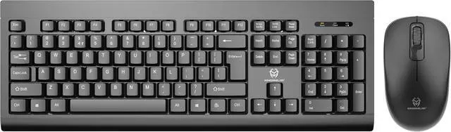 Main image of Ludus Dominum Wireless Keyboard Mouse Combo set, Ergonomic Computer Accessories
Note: The Nano receiver is located in the corner of the keyboard battery compartment!!!