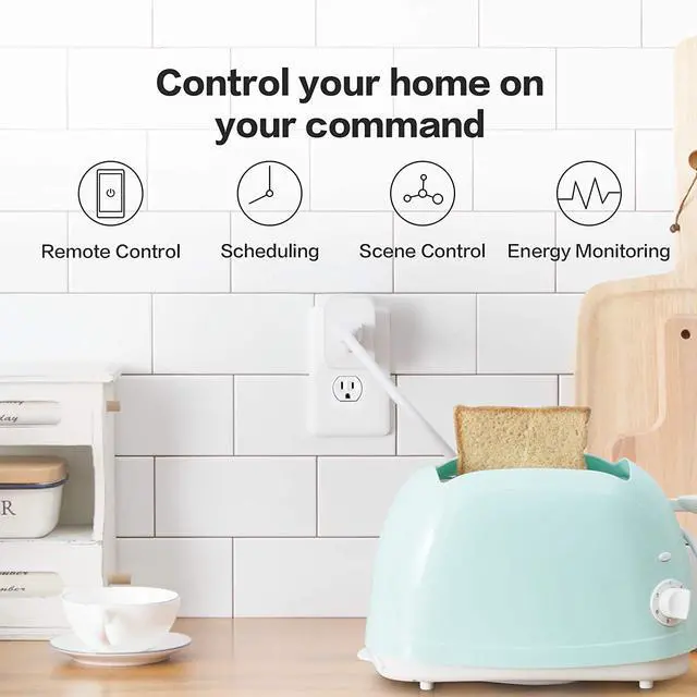 Alt view image 5 of 6 - Aqara Smart Plug, REQUIRES AQARA HUB, Zigbee, with Energy Monitoring, Overload Protection, Scheduling and Voice Control, Works with Alexa, Google Assistant, IFTTT, and Apple HomeKit Compatible