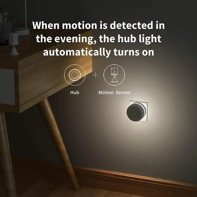 Alt view image 7 of 7 - Aqara M1S Smart Hub, Wireless Smart Home Bridge for Alarm System, Home Automation, Remote Monitor and Control, Supports Apple Siri, Alexa, Google Assistant, Apple HomeKit and IFTTT