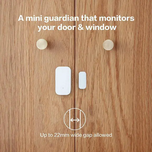 Alt view image 4 of 6 - Aqara Door and Window Sensor, REQUIRES AQARA HUB, Zigbee Connection, Wireless Mini Contact Sensor for Alarm System and Smart Home Automation, Compatible with Apple HomeKit, Alexa, Works With IFTTT