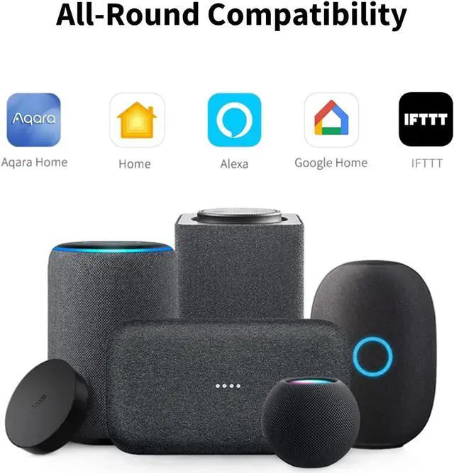 Alt view image 4 of 6 - Aqara Smart Hub M2, Smart Home Bridge For Alarm System, IR Remote Control, Home Automation, Supports Alexa, Google Assistant, Apple HomeKit And IFTTT