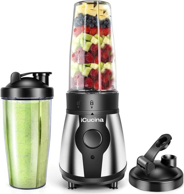 iCucina Personal Portable Bullet Blender 300 watt for shakes and