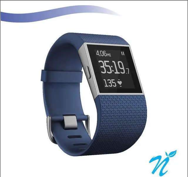 Alt view image 3 of 4 - Fitbit Surge Bluetooth Heart Rate Activity Fitness GPS Small Black Blue Orange Fast Shipping  FedEx DHL