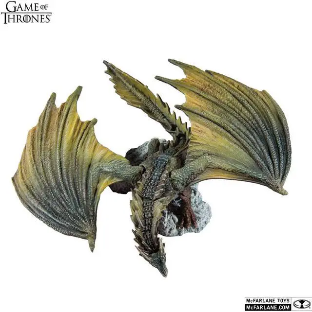 Alt view image 2 of 4 - Combo McFarlane Toys Game of Thrones Rhaegal & Viserion Dragon Action Figures Toys