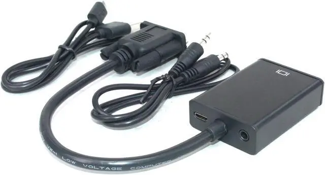 Alt view image 9 of 10 - SYBA SD-ADA31040 VGA to HDMI Converter with Audio Support 1920 x 1080 Resolution