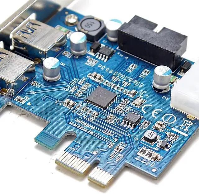 Alt view image 4 of 6 - SYBA SD-PEX20139 2 Ports USB 3.0 PCI-e x1 2.0 Card with Internal 19 Pin USB 3.0 Header