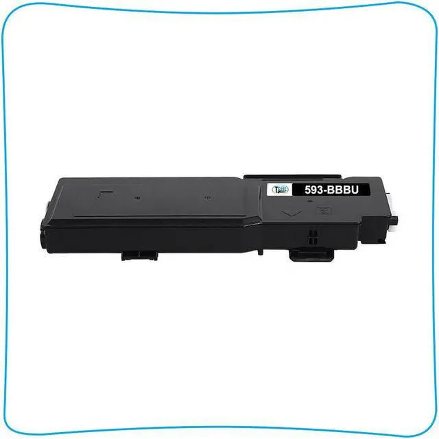 Alt view image 2 of 7 - 2PK Black 593-BBBU Laser Toner Cartridge Compatible for Dell C2660dn C2665dnf