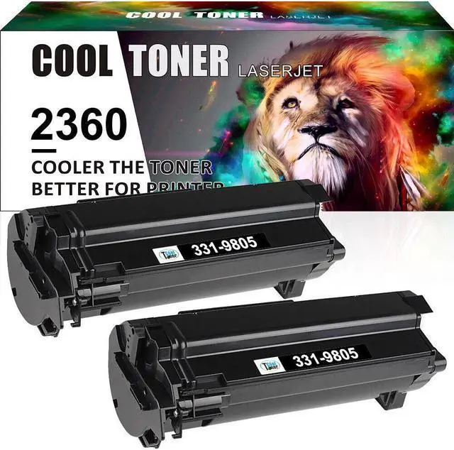 Main image of 2pk 2360 Toner Cartridge for Dell B2360D B2360DN B3460DN B3465dn B3465dnf M11XH