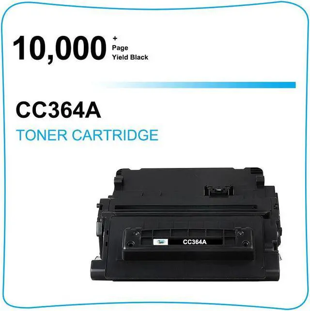 Alt view image 2 of 7 - 2 Black Compatible with HP CC364A 64A Toner LaserJet P4014dn P4015n P4015x P4515 - OEM