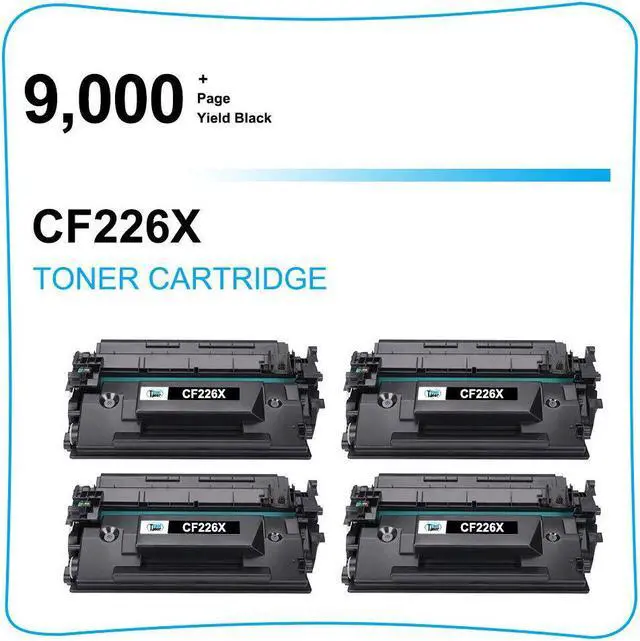 Alt view image 7 of 7 - 4 PK CF226X Compatible With HP 26X 226X Toner Laserjet M426 M402 M426fdw M426fdn - OEM