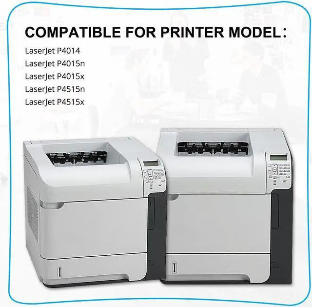 Alt view image 3 of 7 - 2 Black Compatible with HP CC364A 64A Toner LaserJet P4014dn P4015n P4015x P4515 - OEM