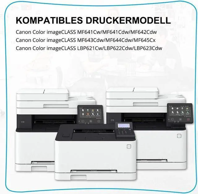 Alt view image 3 of 7 - 4PK 054H Toner Cartridge For Canon 054 Toner MF642cdw MF641cw MF644cdw LBP622cdw - OEM
