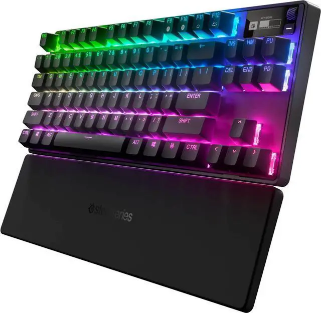 Alt view image 3 of 6 - SteelSeries - Apex Pro 2023 TKL Wireless Mechanical OmniPoint 2.0 Adjustable ...