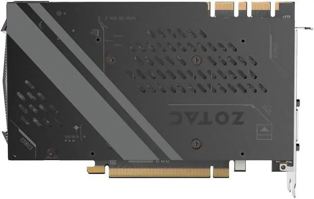 Alt view image 4 of 5 - ZOTAC GeForce GTX 1080 Ti Mini 11GB GDDR5X 352-bit Super Compact VR Ready Gaming Graphics Card, Optimized Fan Design, Wide Array Aluminum Heatsink, 5 x 6mm Copper Heat Pipes, Metal Back Plate, White L