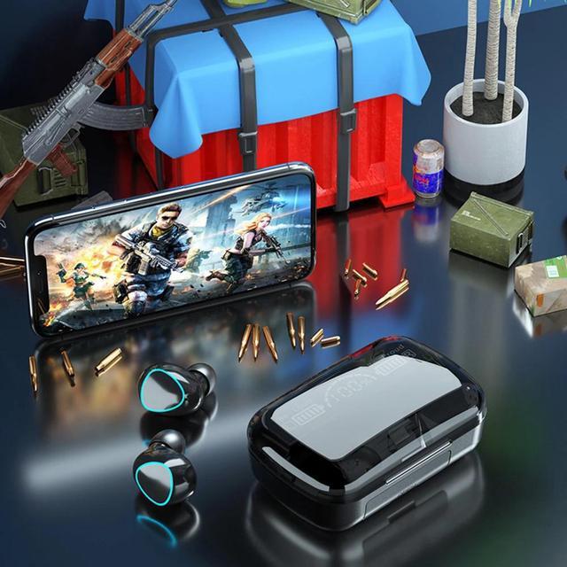 Alt view image 5 of 6 - Abelanja TWS Wireless Headphones Earphones 1200mAh Charging Box Bluetooth-compatible Stereo Waterproof Earbuds Headsets With Microphone