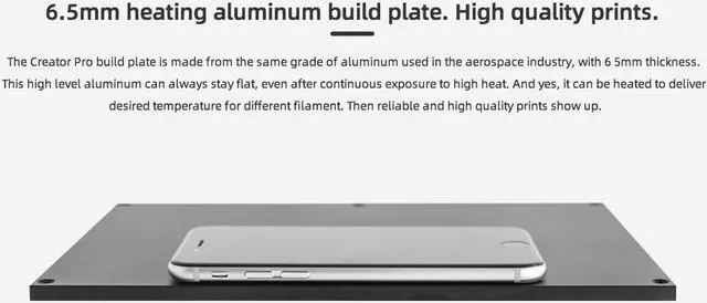 Alt view image 4 of 7 - FlashForge 3D Printer Creator Pro, Metal Frame Structure, Acrylic Covers, Optimized Build Platform, Dual Extruder W/2 Spools, Works with ABS and PLA