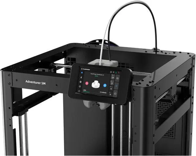 Alt view image 6 of 6 - Flashforge Adventurer 5M 3D Printer, 600mm/s High Speed 3D Printer with Auto Leveling, PEI Plate, CoreXY Structure and Quick-release Nozzle, 8.7 x 8.7 x 8.7''