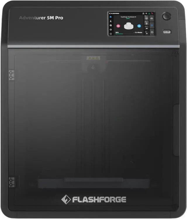 Alt view image 2 of 6 - Flashforge Adventurer 5M Pro 3D Printer, 600mm/s High Speed 3D Printer with Auto Leveling, PEI Plate, CoreXY Structure, Quick-release Nozzle and Dual-layer Filtration, 8.7 x 8.7 x 8.7''