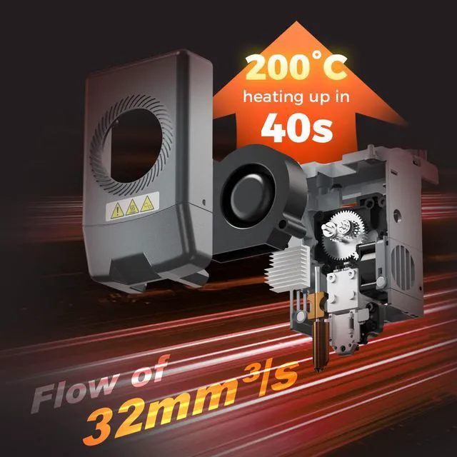 Alt view image 2 of 6 - Flashforge Nozzle Assembly for AD5X 3D Printer, 300C High Speed and Quick-release Nozzle 0.25