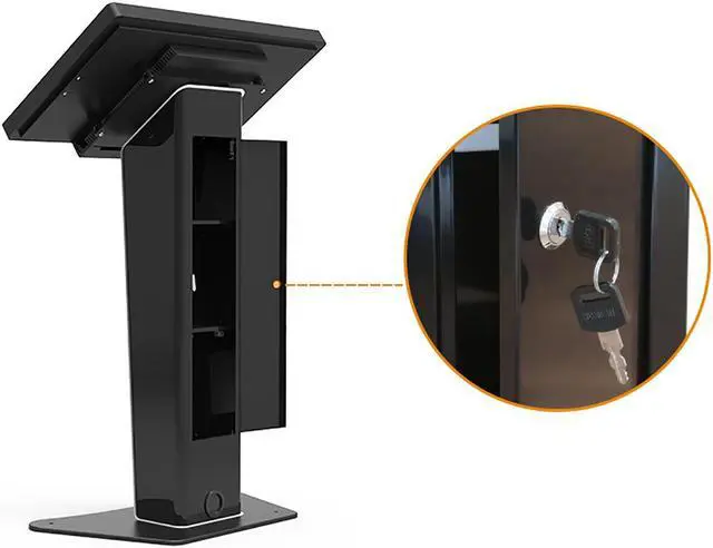 Alt view image 3 of 5 - Beelta Kiosk Floor Stand with Touchscreen Monitor 32 inch-10 Points PCAP Touch FHD1920×1080P LCD Touch Screen Monitor