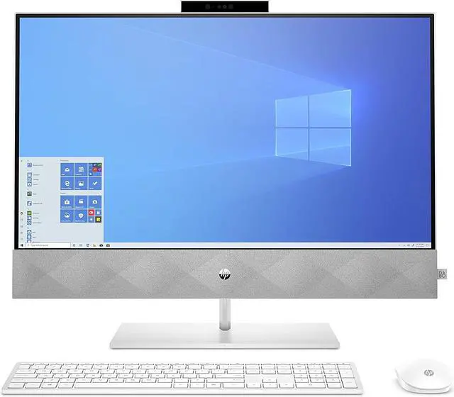 Alt view image 7 of 12 - HP All-in-One Computer Pavilion 27-d0409a Intel Core i5-10400T 16GB DDR4 512GB PCIe SSD 27" Touchscreen Windows 10 Home 64-bit