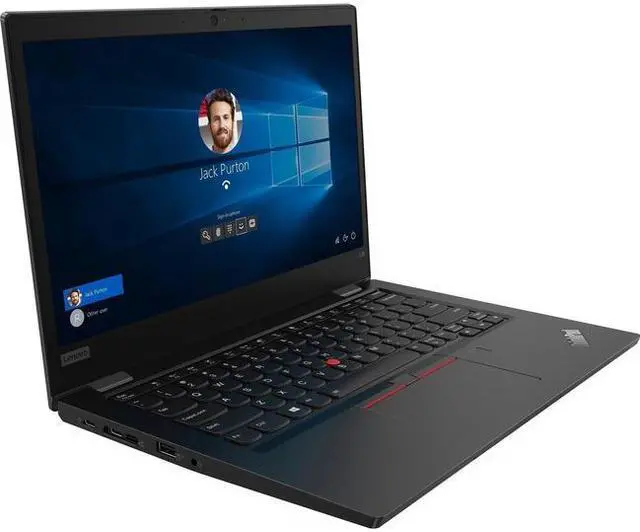 Alt view image 9 of 17 - Lenovo ThinkPad L13 Gen 2 21AB001NUS 13.3" Notebook - Full HD - 1920 x 1080 - AMD Ryzen 5 PRO 5650U Hexa-core (6 Core) 2.30 GHz - 8 GB RAM - 256 GB SSD - Glossy Black - Windows 10 Pro - In-plane